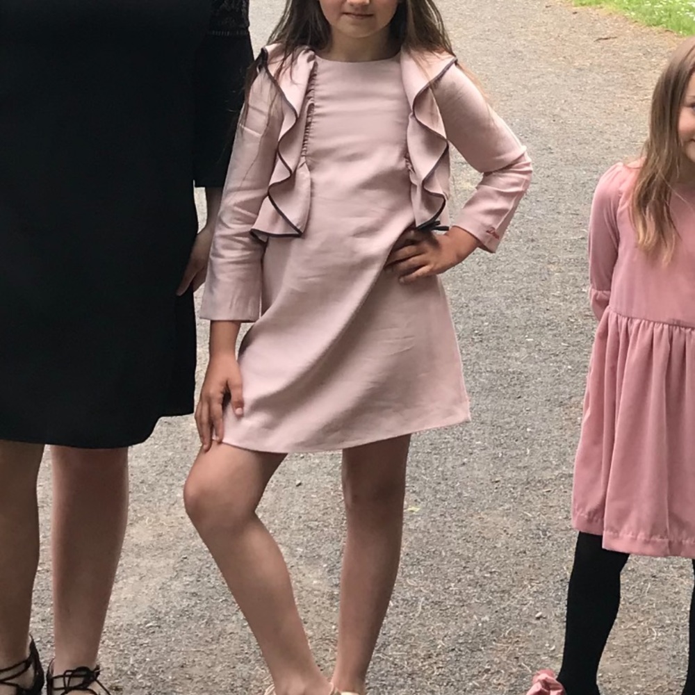 Zara Girls Ruffle Dress - Picture 6 of 8